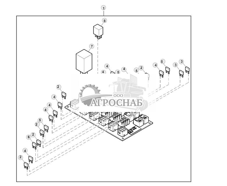 Fuses, Relays and Circuit Board, Front - ST255863 209.jpg